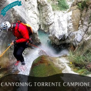 canyoning torrente campione canyon