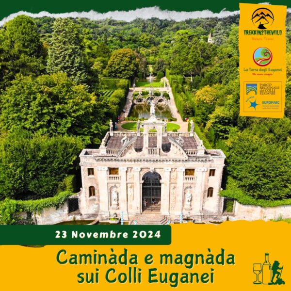 trekking escursione colli euganei autunno foliage valsanzibio galzignano terme euganee barbarigo ristorante eusebio dialetto sabato 23 novembre 2024 pomeriggio