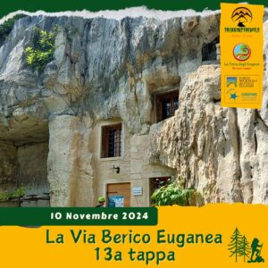 trekking escursione colli euganei berici via berico euganea nuovo cammino 13a tappa vicenza padova domenica 10 novembre 2024 grancona mossano zovencedo