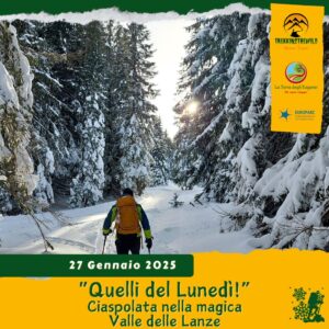 trekking escursione ciaspe ciaspolata neve prealpi venete altopiano fiorentini alpe cimbra trentino folgaria montagna lunedì 27 gennaio 2025 veneto