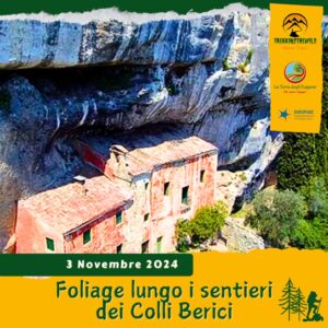 trekking escursione colli berici monte croce eremo san cassiano lumignano storia foliage autunno ognissanti domenica 3 novembre 2024 mattina veneto