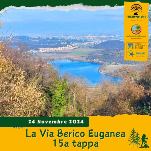 trekking escursione colli euganei berici via berico euganea nuovo cammino 15a tappa vicenza padova domenica 24 novembre 2024 lumignano fimon