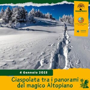 trekking escursione ciaspe ciaspolata neve prealpi venete monte longara melette gallio campomulo facile montagna sabato 4 gennaio 2025 veneto mattina altopiano asiago 7 comuni