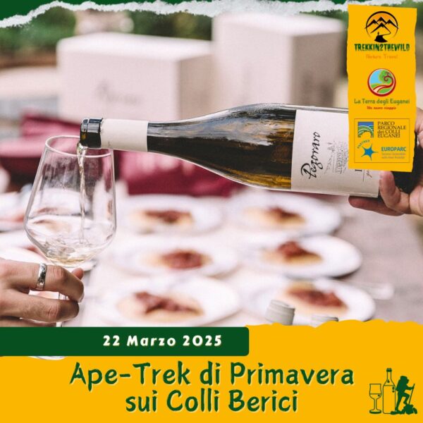 trekking escursione colli berici mossano grotta san bernardino mulini valle vino aperitivo equinozio primavera sabato 22 marzo 2025 pomeriggio cantina pegoraro